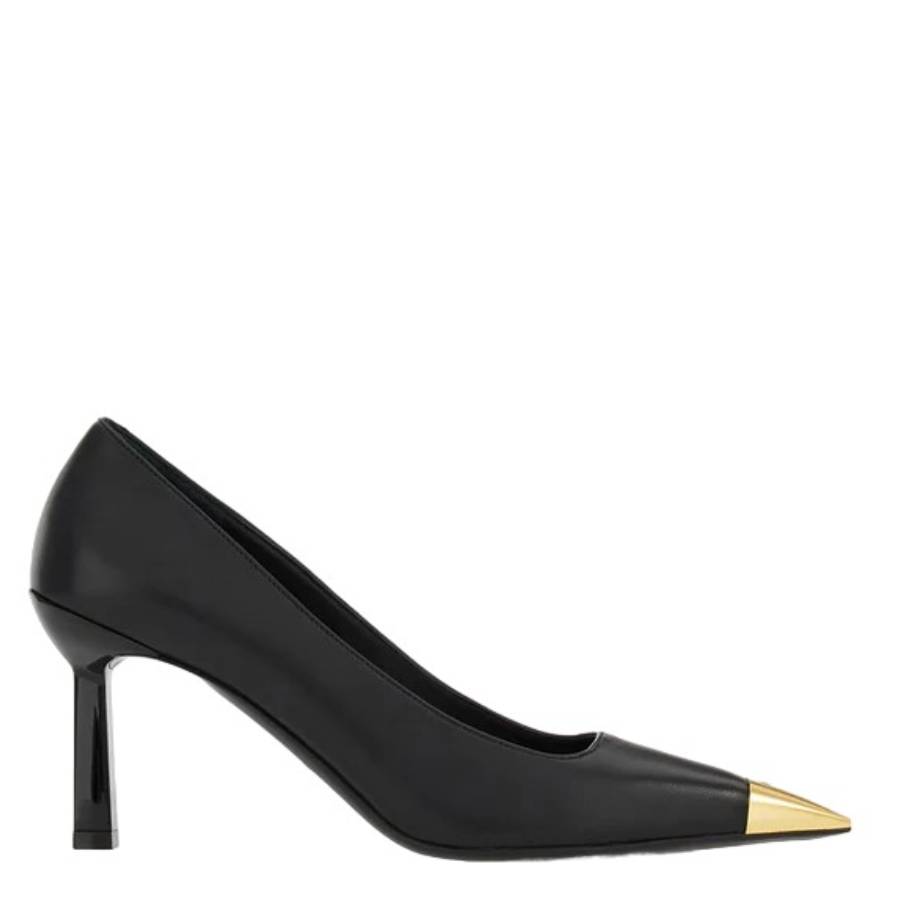 Туфли Ferragamo Amber 70 из кожи Salvatore Ferragamo, черный
