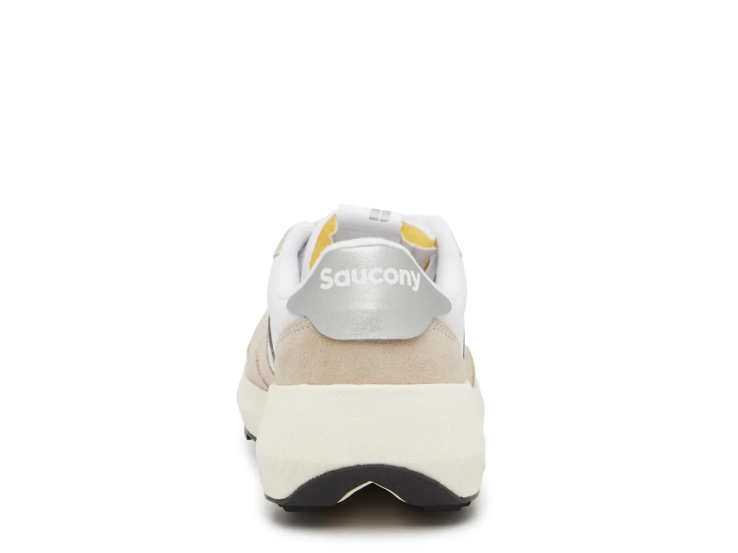 Кроссовки Saucony Jazz Nxt — женские, цвет белый/серебристый металлик/серо-коричневый — фото 4
