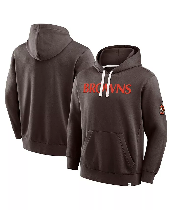

Мужская коричневая толстовка Cleveland Browns New Horizons Heritage с капюшоном Fanatics