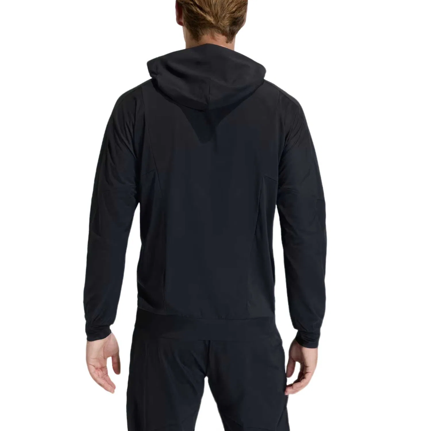 Толстовка D4T мужская, черная, с капюшоном, средней посадки Adidas, Black — фото 4