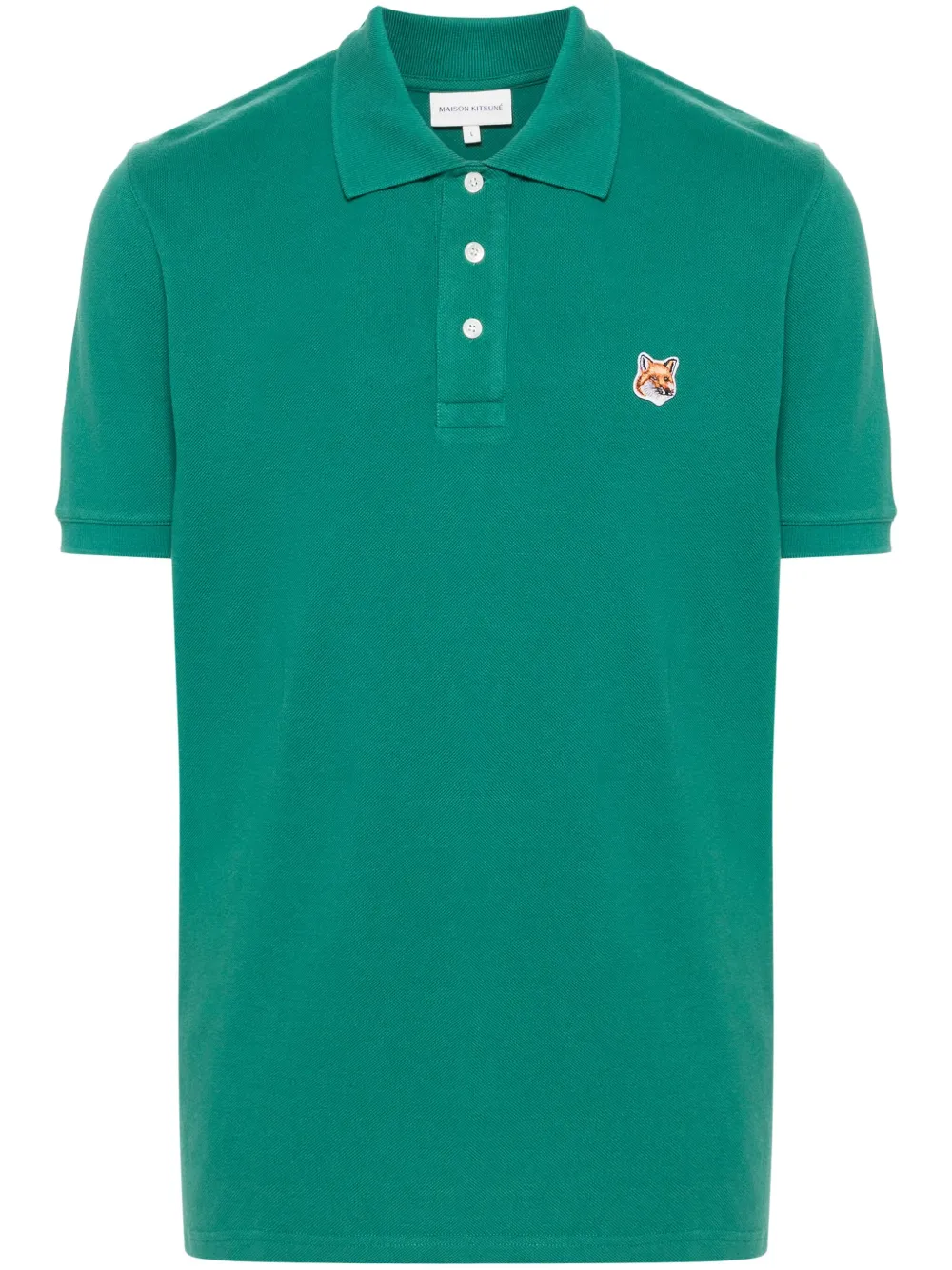 

Рубашка поло Fox Head Maison Kitsuné, зеленый