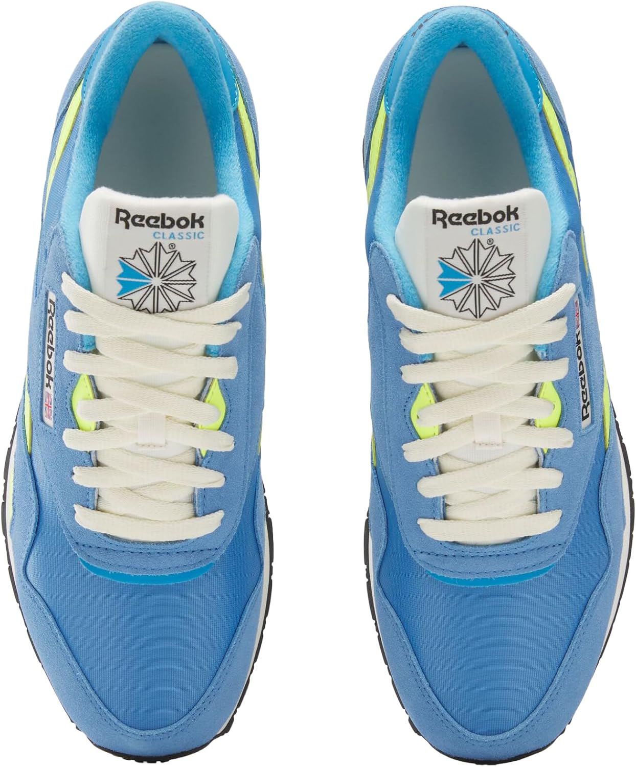 Мужские кроссовки Reebok Classic Nylon, желтый/синий — фото 3