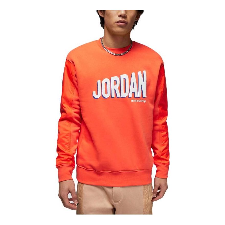 

Худи Air Jordan Flight MVP Fleece Crew Tee DV7589-817, оранжевый