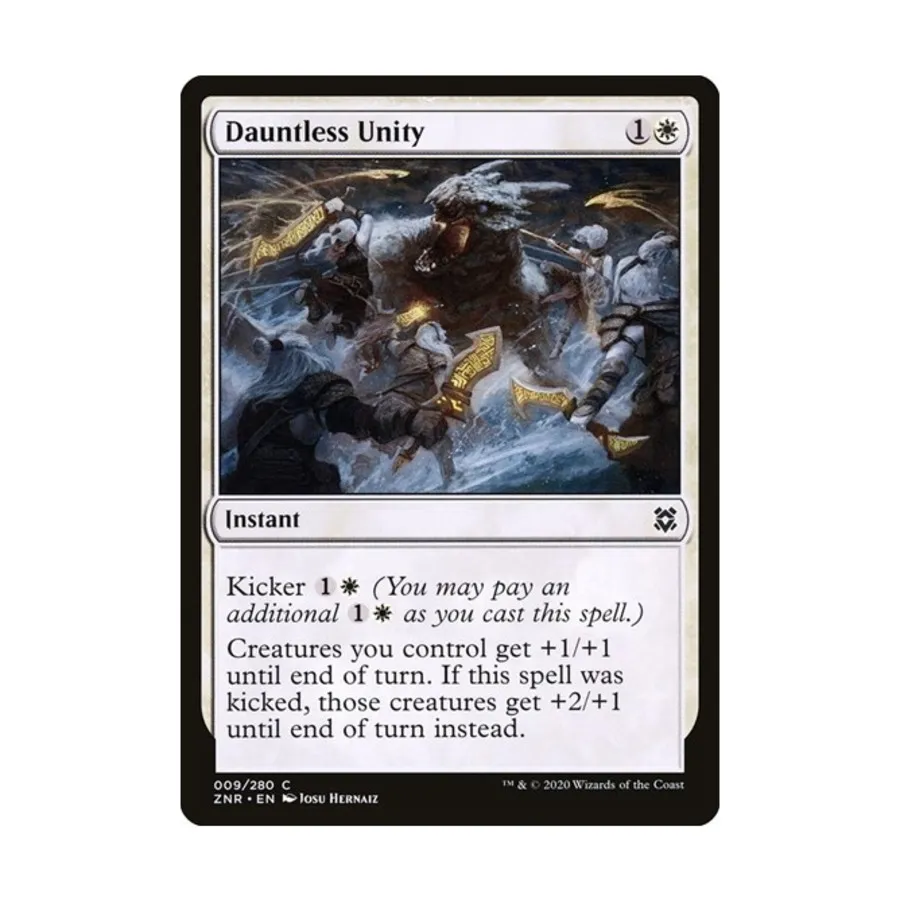 

CCG Бесстрашное единство (клавиша C), MTG - Zendikar Rising