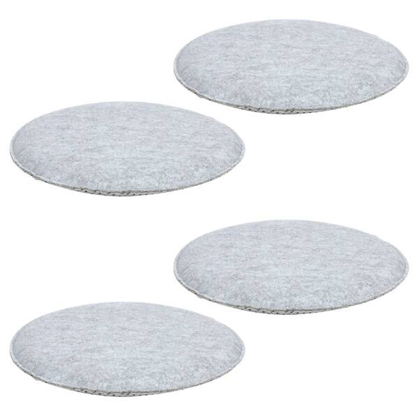 

Подушка на сиденье IDIMEX LESLIE (4 шт), 35x2x35 см, серый