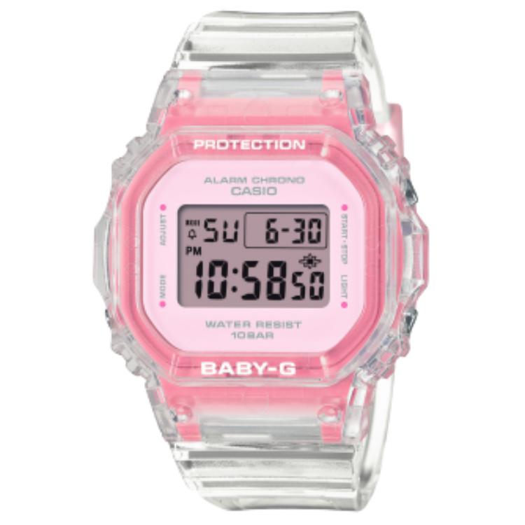 

CASIO Часы BABY G Collection Quartz Movement Resin Strap Watch Women's Watch Pink Watch Dial, Pink Watch Dial