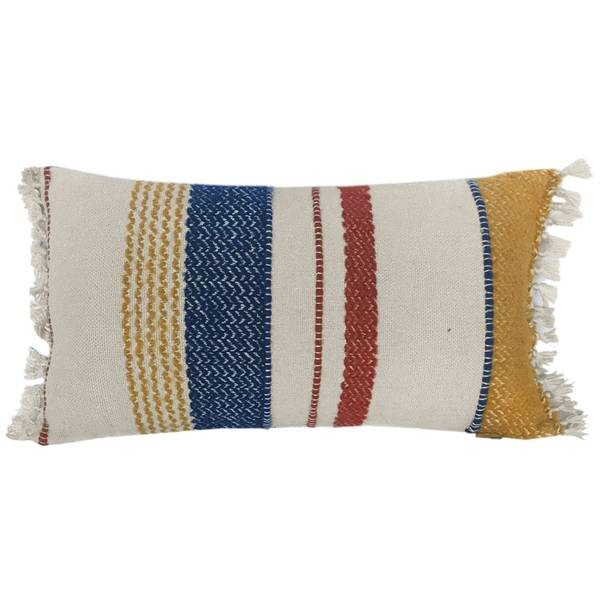 

Декоративная подушка Malagoon Multi, 37x12x70 см цвет gelb blau weiß