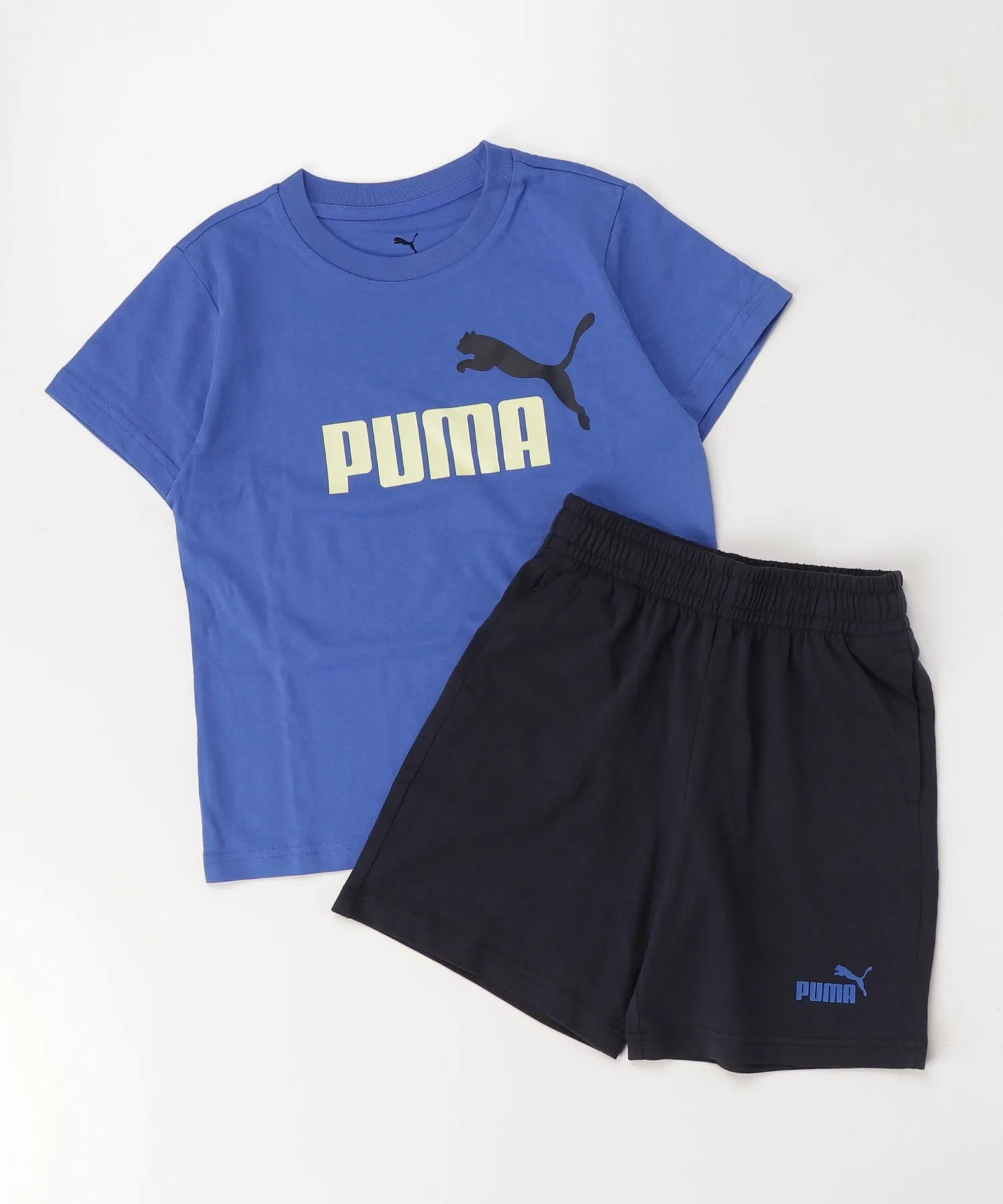 Детский комплект PUMA ESS 2 COLOR NO. 1 LOGO футболка и шорты