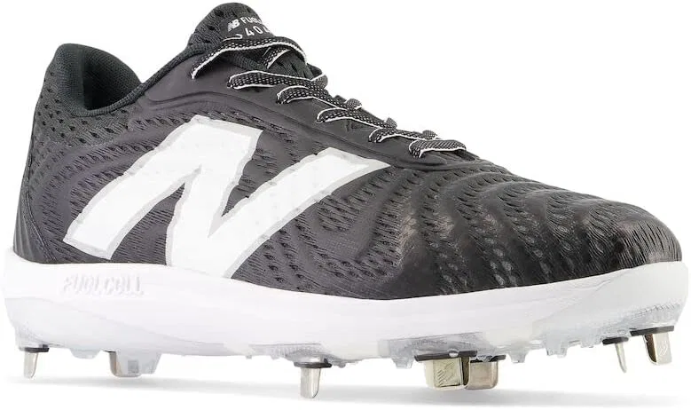 Мужские бейсбольные кроссовки New Balance FuelCell 4040 V7 Metal, Black White — фото 4