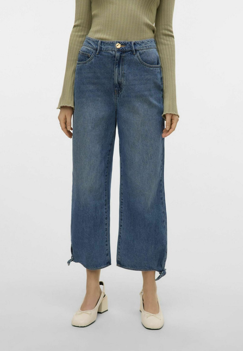 

Джинсы прямого кроя Relaxed fit jeans Vero Moda, цвет Medium Blue Denim