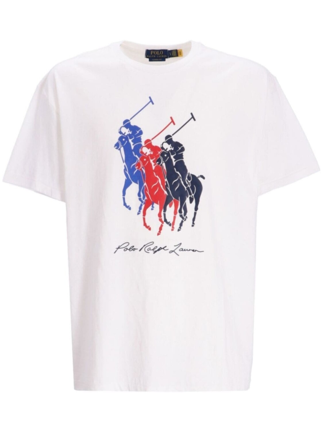 

Polo Ralph Lauren футболка с вышивкой Big Pony, белый