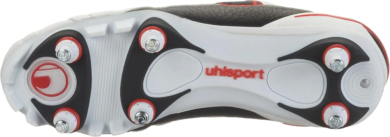 Футбольные спортивные кроссовки Uhlsport SC 100820001 унисекс для взрослых, Black Red01 — фото 4