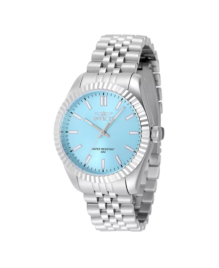 

Женские часы 48907 Specialty Quartz с 3 стрелками и циферблатом Tiffany Blue Invicta, серебряный