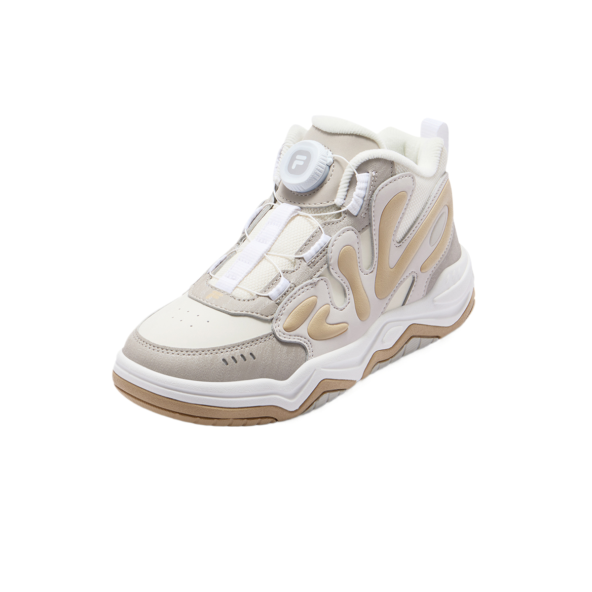 Детские хлопковые туфли FSW для подростков FILA KIDS, серо-белый — фото 4