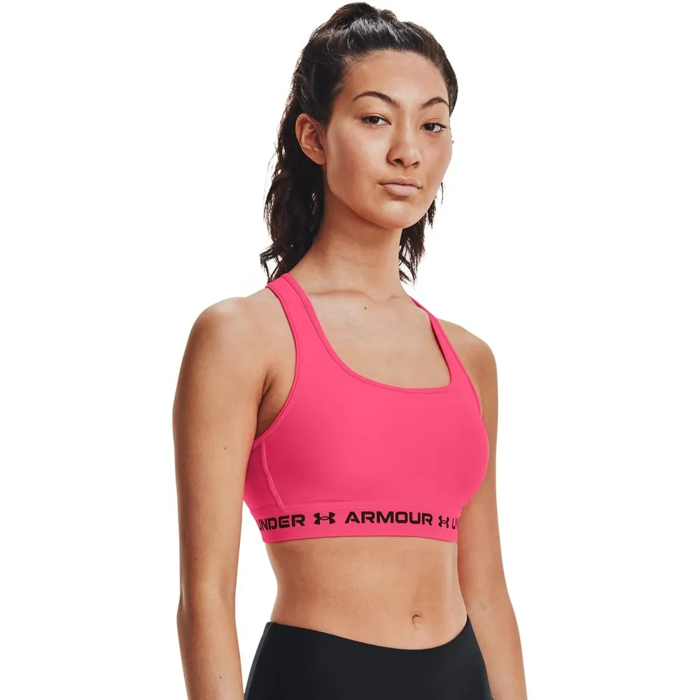 

Спортивный бюстгальтер Under Armour Crossback Low Impact, розовый