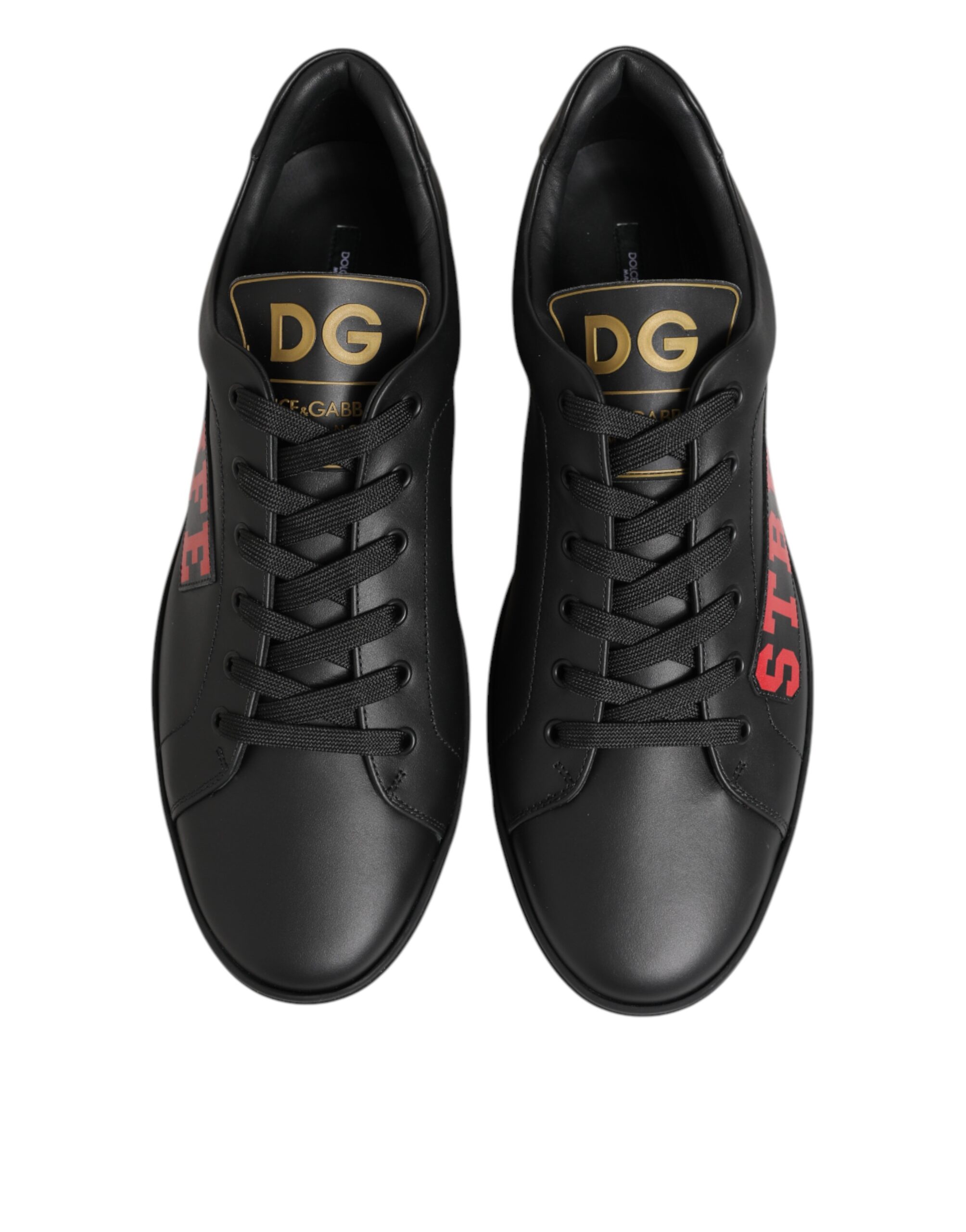 Низкие мужские кроссовки Black Street Life Dolce & Gabbana, черный — фото 4