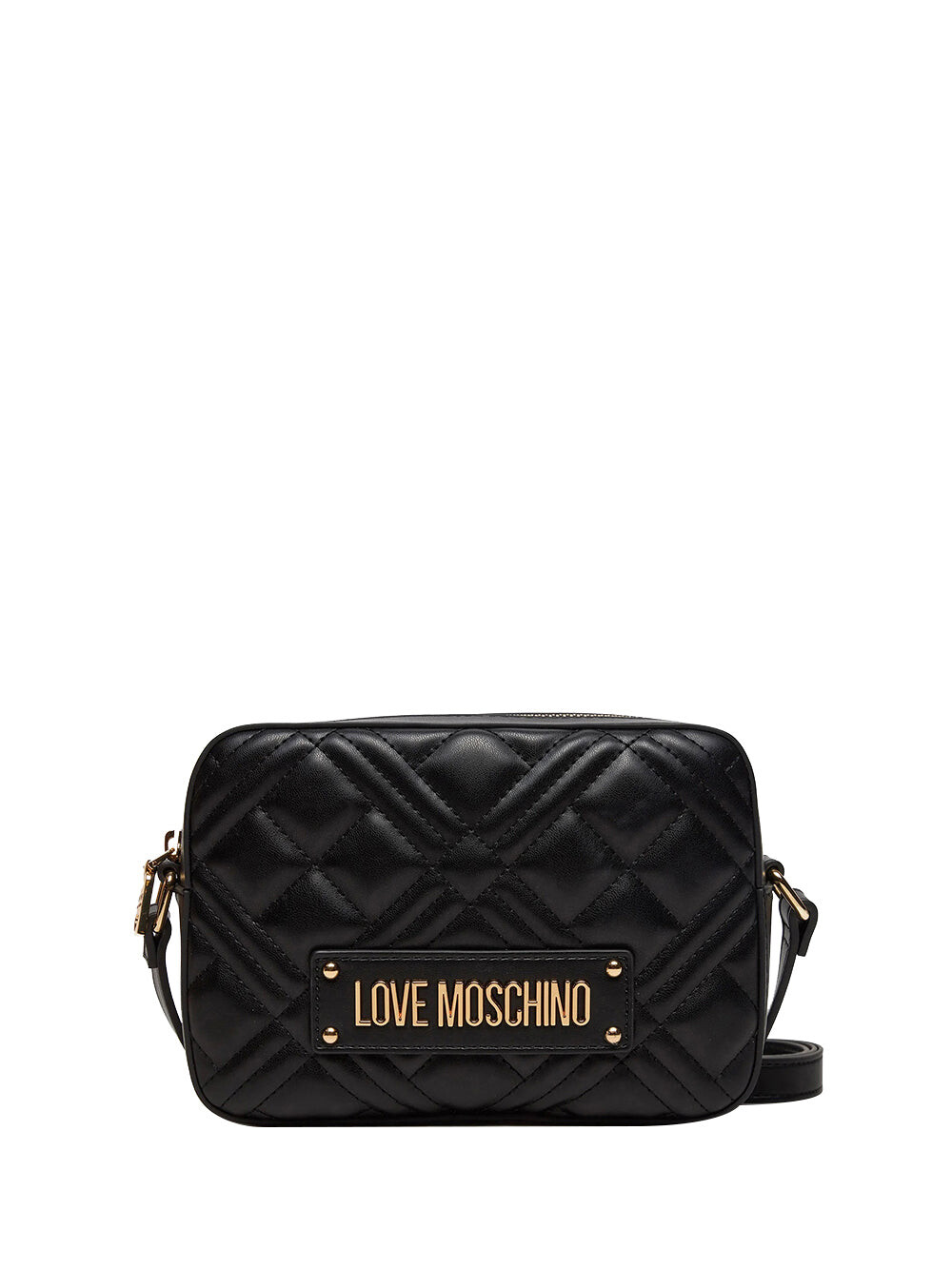 

Черная женская сумка через плечо Moschino