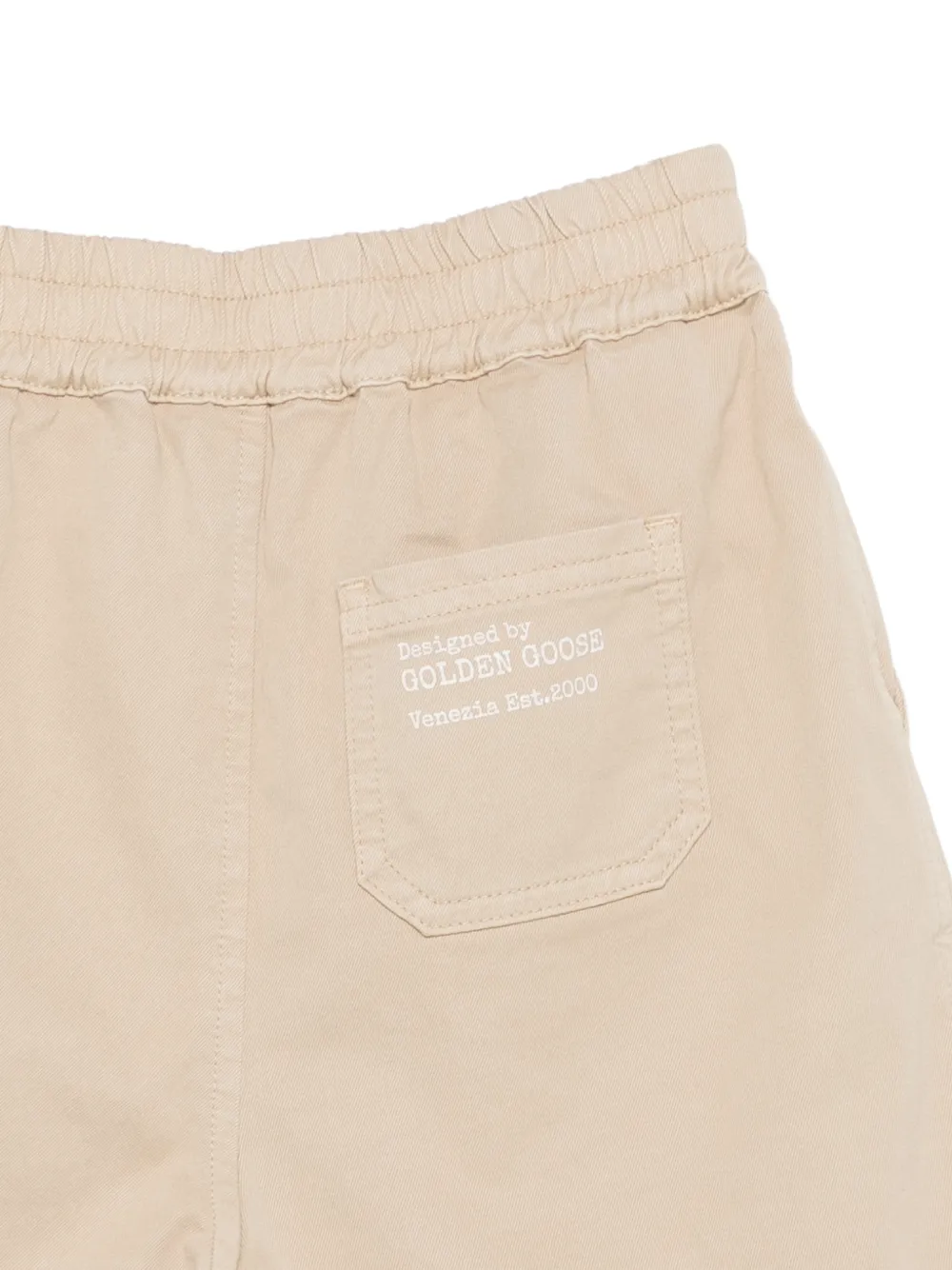 Шорты Peleppe на завязках Golden Goose Kids, бежевый — фото 3
