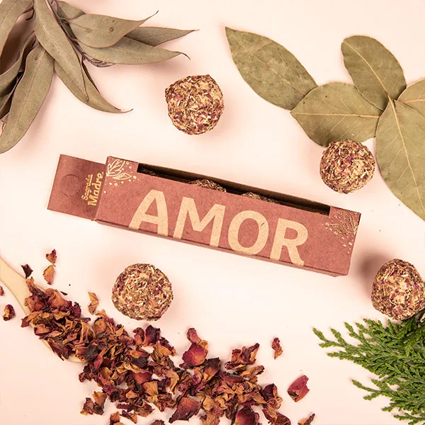 Дымовые шашки Bombita Herbal Sagrada Madre, цвет amor — фото 3