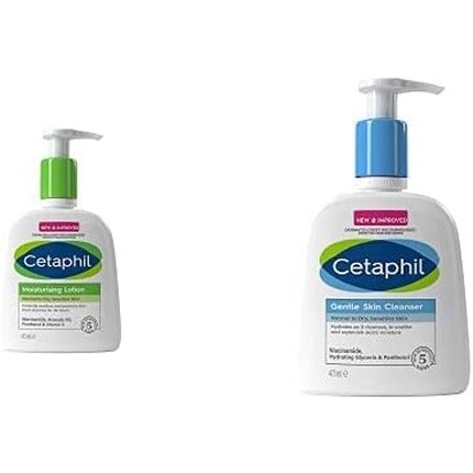 Набор Cetaphil — Для нежного ухода за кожей с очищающим средством 473 мл и увлажняющим лосьоном 473 мл