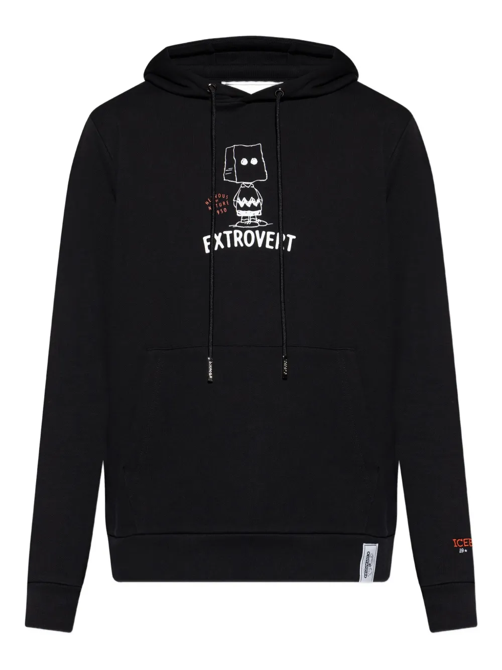 

Худи с графическим принтом Iceberg, черный