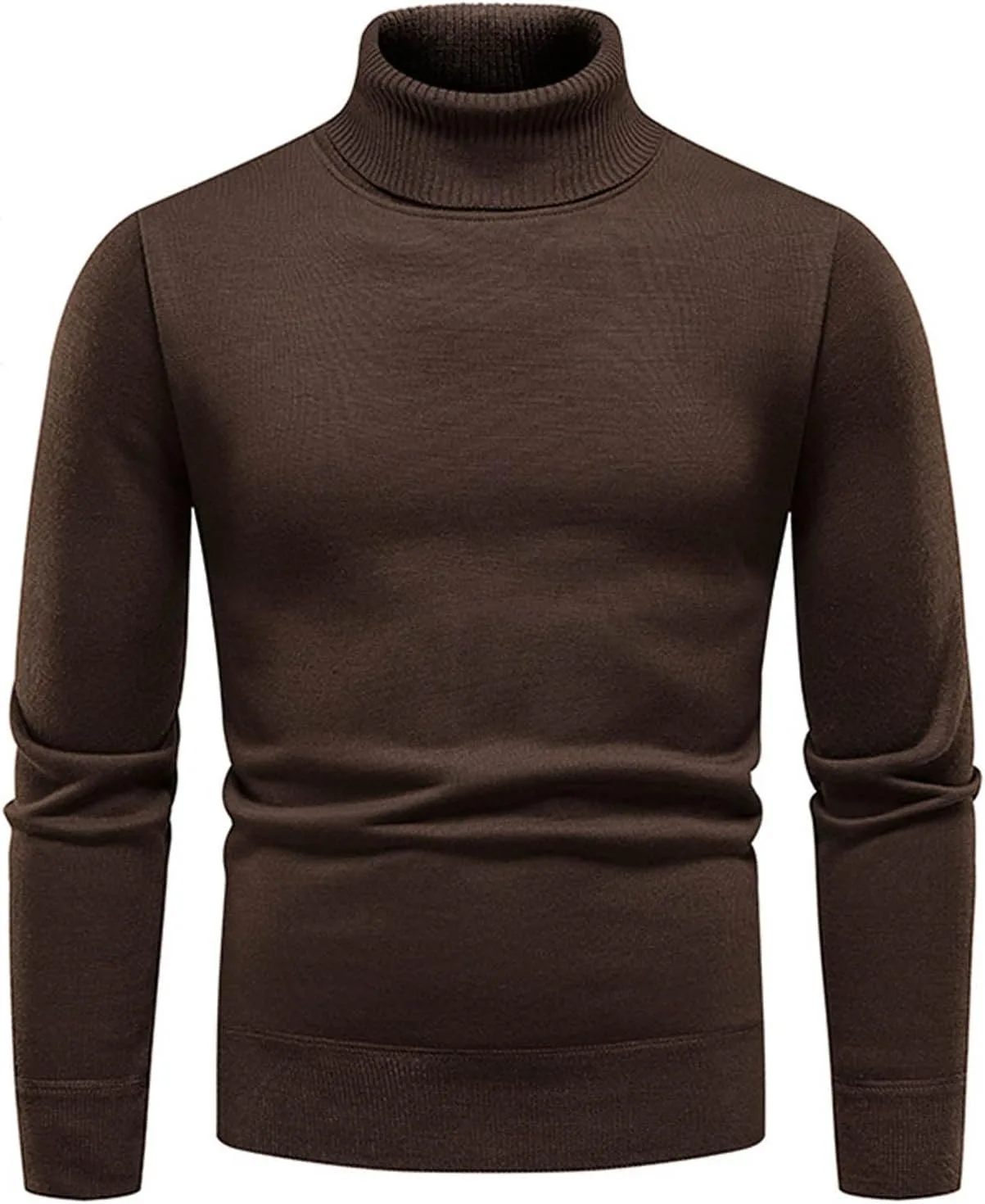 

Мужской свитер Slim-Fit водолазка зимний утепленный