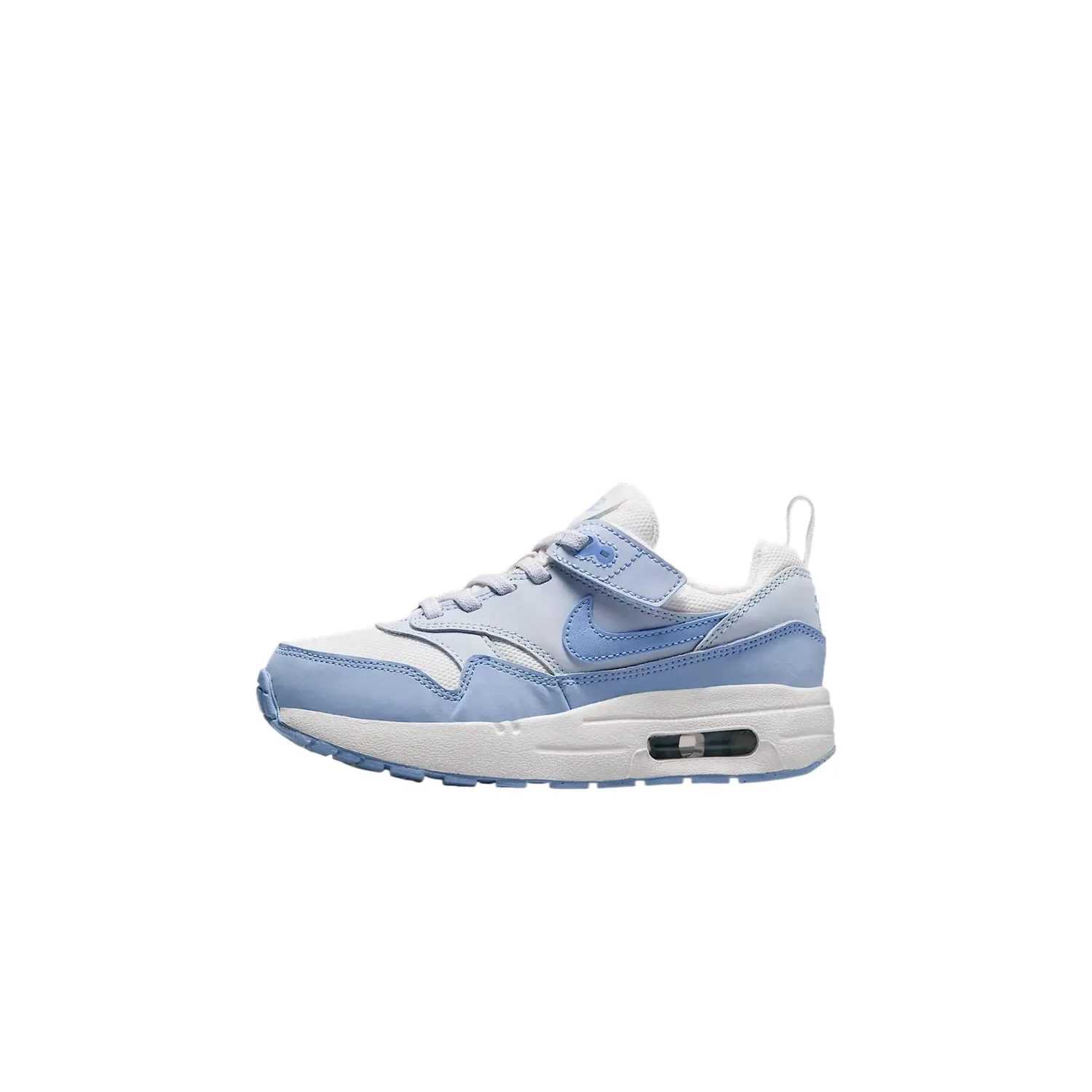 Nike Детские кроссовки для бега Air Max 1 EasyOn Mind Blue, возраст 3-7 лет