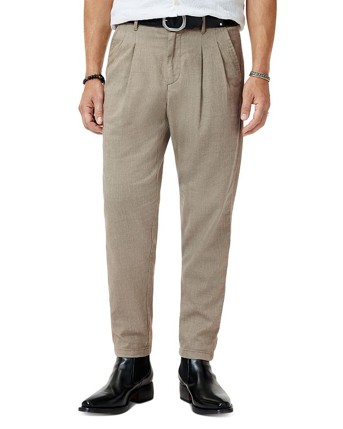

Брюки Kian Dropped Tapered Fit John Varvatos, коричневый/бежевый