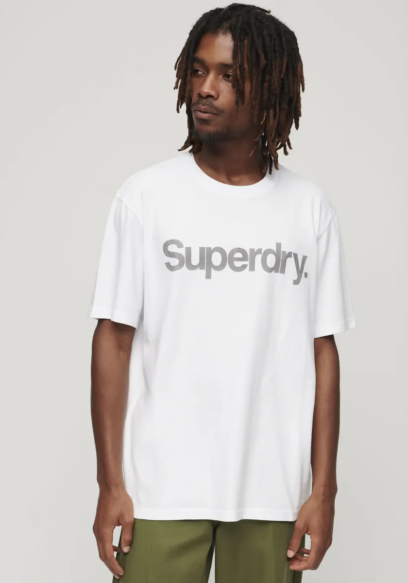 

Футболка Superdry "CORE LOGO CITY LOOSE TEE", цвет Optic