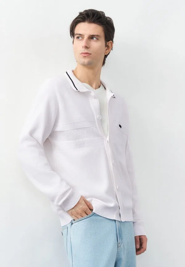 Кардиган члена Boss, White
