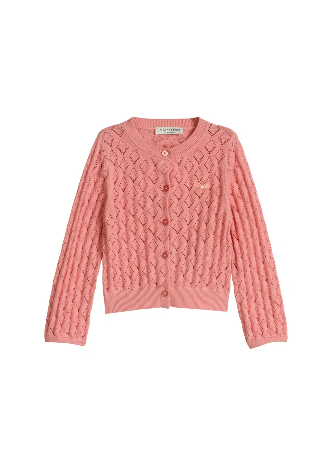 Кардиган с ажурным узором Marc O'Polo, красный