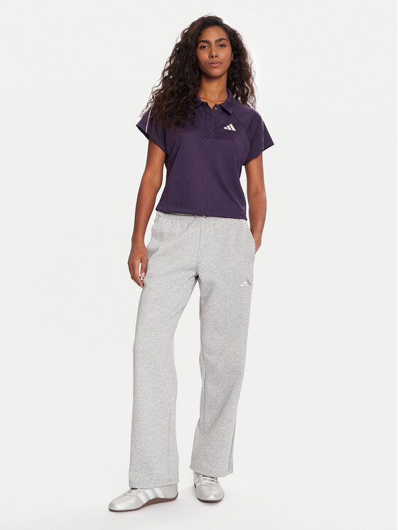Спортивные брюки loose fit Holiday 3-Stripes Fleece JM1888 Adidas, серый — фото 2