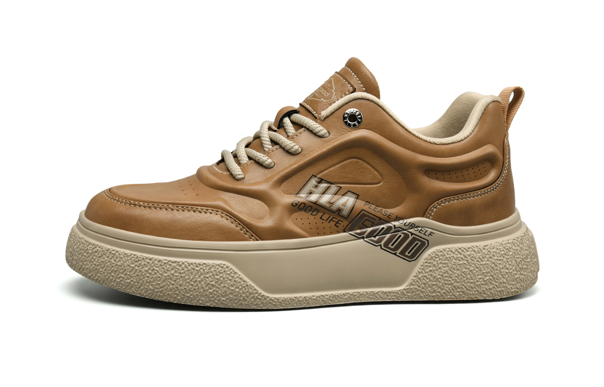 

HLA Мужские низкие скейтерские кеды пшеничного цвета, цвет Wheat