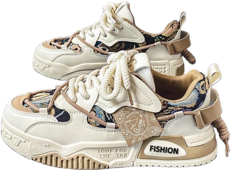 

Мужские модные кроссовки для скейтбординга в уличном стиле, низкие повседневные кеды на шнуровке на все сезоны Hhhchpm, хаки