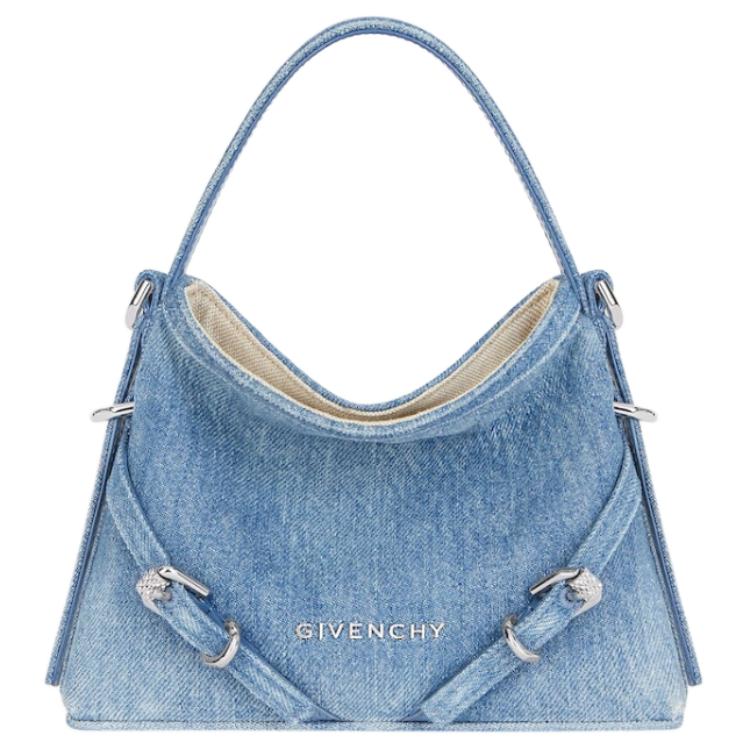 

Givenchy Хлопковая поясная сумка Voyou Extra Mini женская Medium Blue