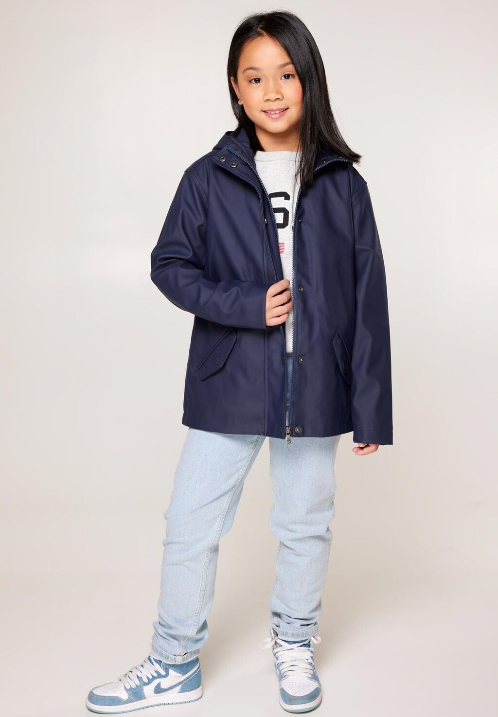 

Плащ Janice Jr Raincoat America Today, темно-синий