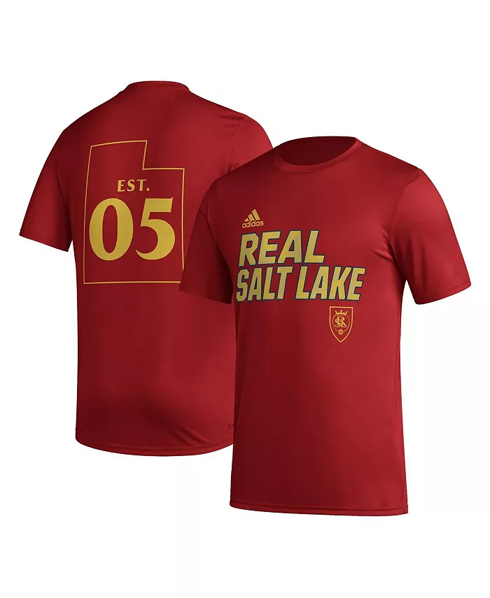 

Мужская футболка Hook AEROREADY команды Real Salt Lake красного цвета adidas