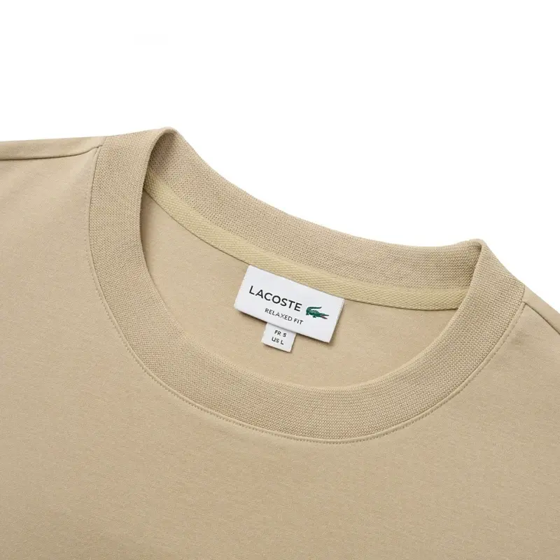 Футболка SS25 мужская молочный кофе LACOSTE, 02S/Milk Coffee — фото 3