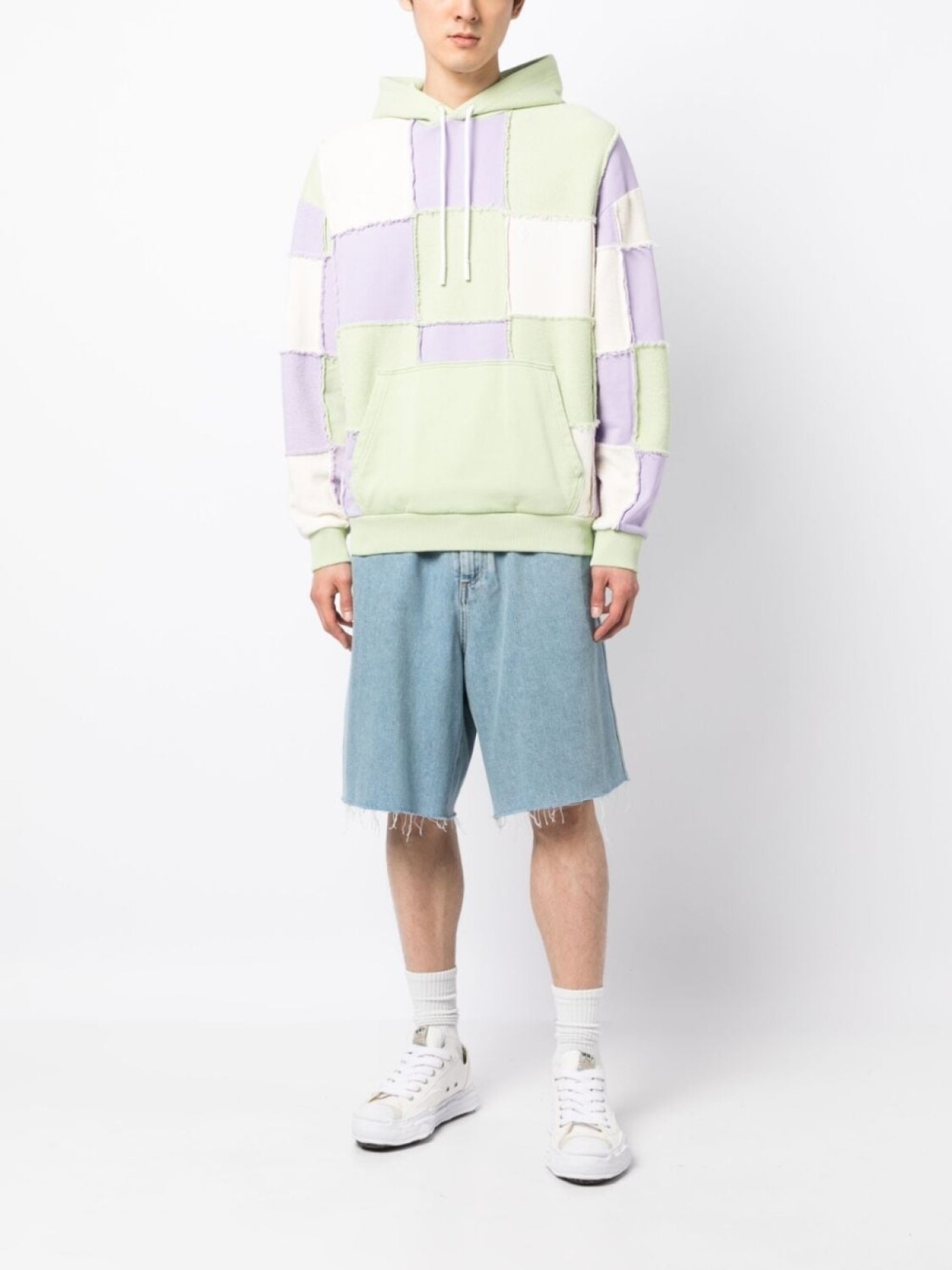 

Marcelo Burlon County of Milan худи в технике пэчворк, мультиколор
