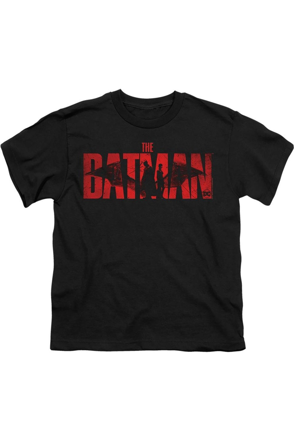 

Футболка с коротким рукавом для детей "Бэтмен и Женщина-Кошка" Gildan, черный
