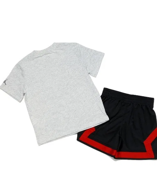 Детская футболка Jordan MJ Dynasty Mesh Patch серая — фото 2