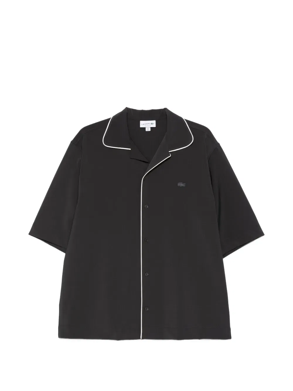 Рубашка с коротким рукавом Lacoste, серый