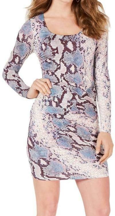 

Платье Guess Cierra с длинными рукавами, Python Fever Print Aerial Blue