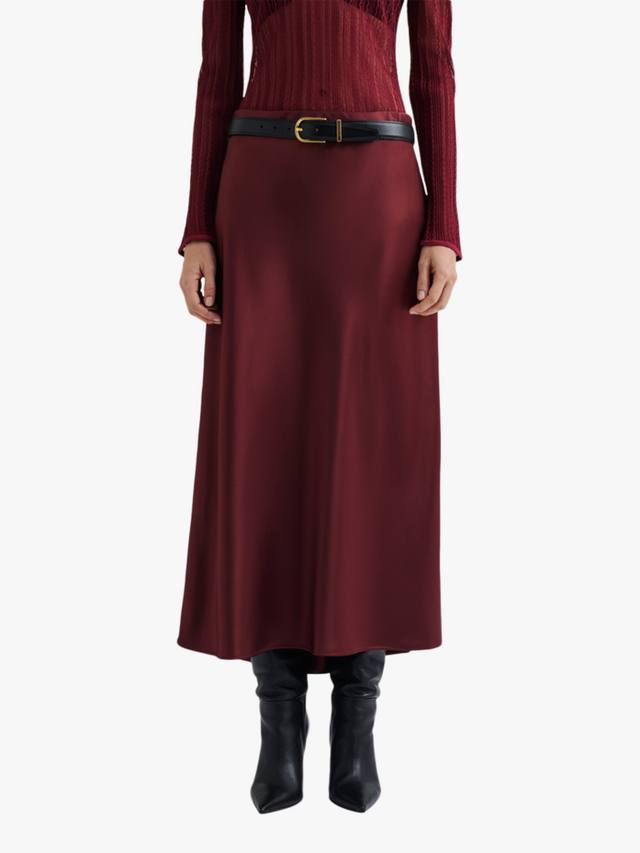 

Сатиновая юбка Aubree Malina, Wine