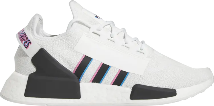 

Кроссовки NMD_R1 V2 'White Pulse Blue Magenta', белый, Серый;белый, Кроссовки NMD_R1 V2 'White Pulse Blue Magenta', белый