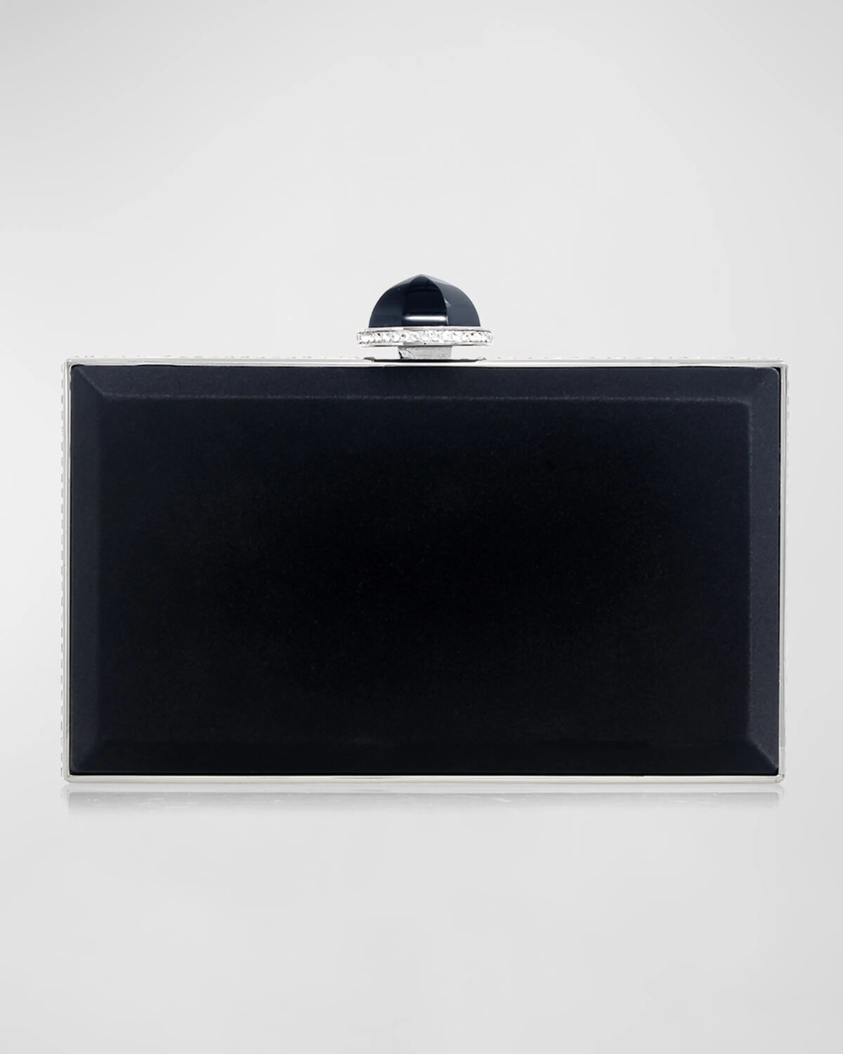 

Атласный клатч Skylar Judith Leiber Couture, цвет Silver Black