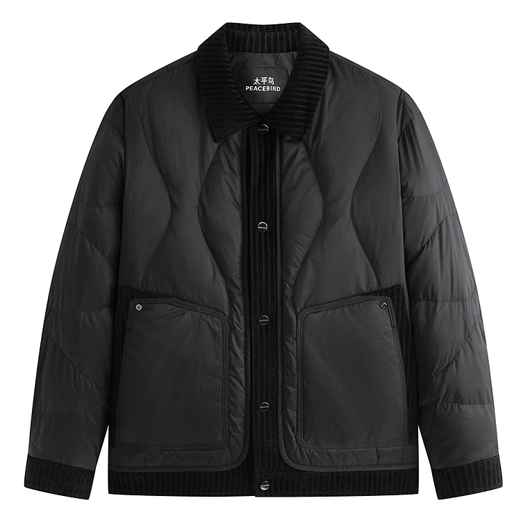 

Пуховик мужской PEACEBIRD MEN, черный 1