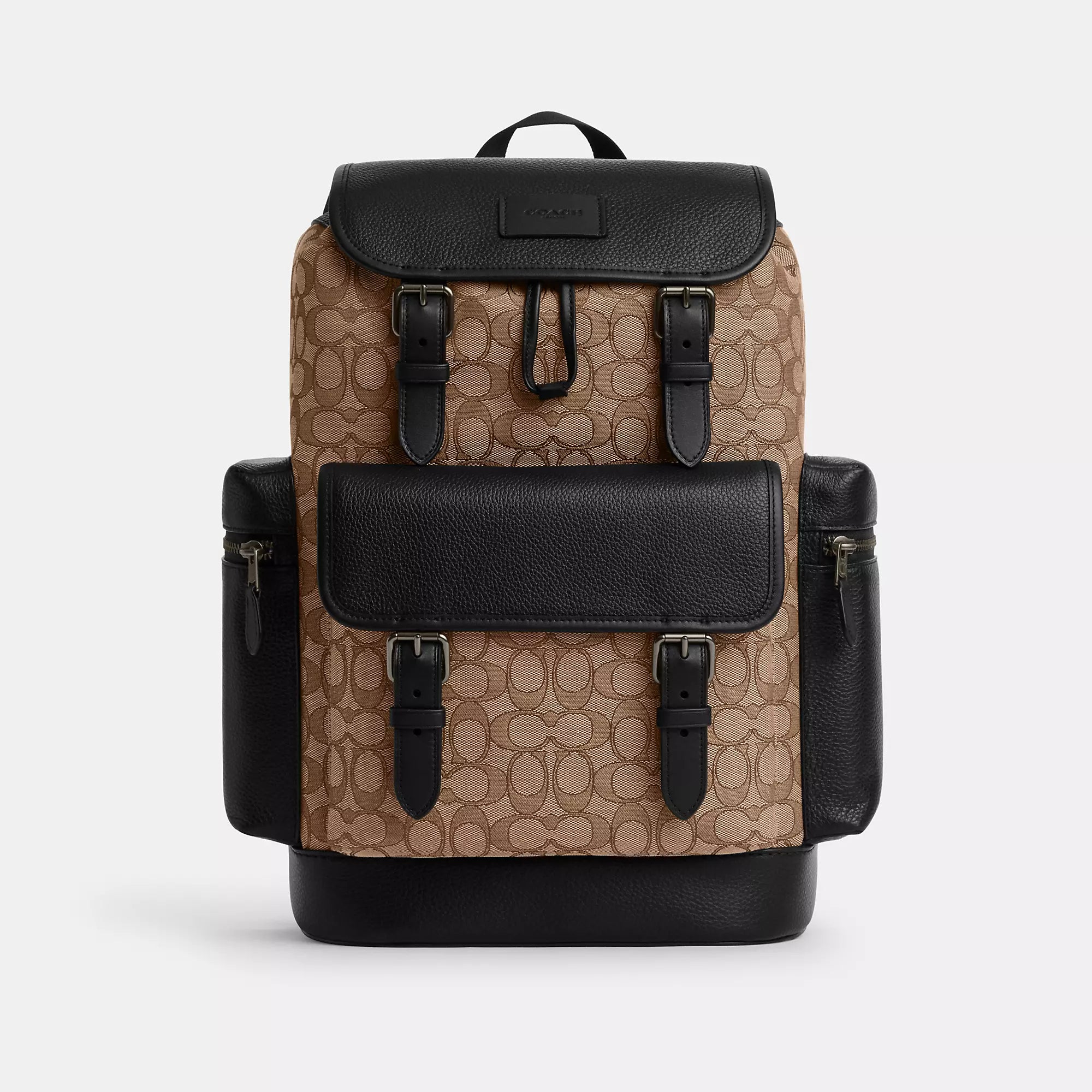 

Coach Outlet Sprint Рюкзак из фирменного жаккарда, черный