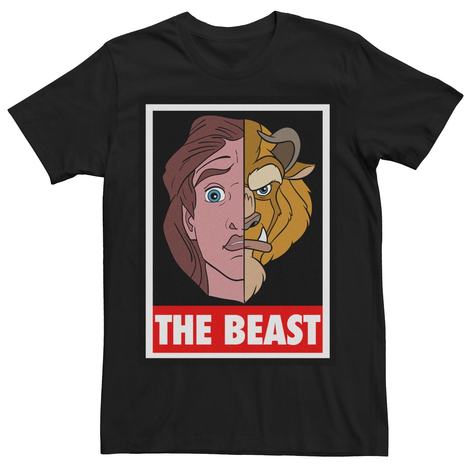 

Мужская футболка Disney Beauty & The Beast Prince с разрезом Beast Licensed Character
