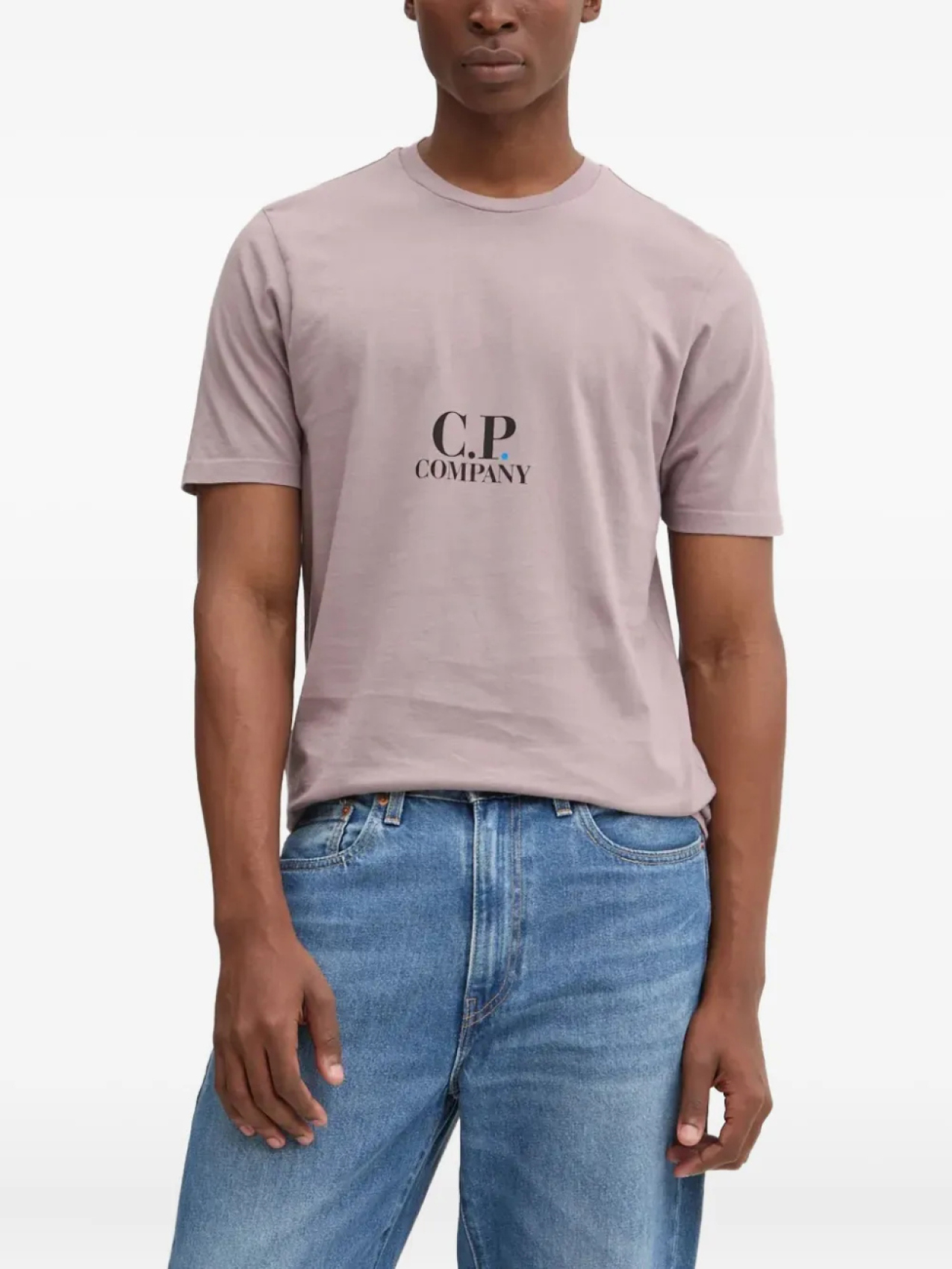 

Футболка с принтом логотипа компании CP Company C.P. Company, фиолетовый